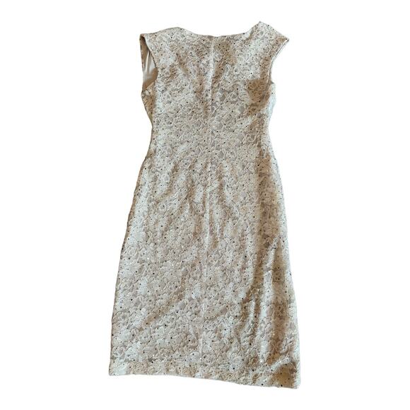DB Established | Women's Cream Sleeveless Dress | Size 10 | NWT | 0962 - Picture 2 of 10